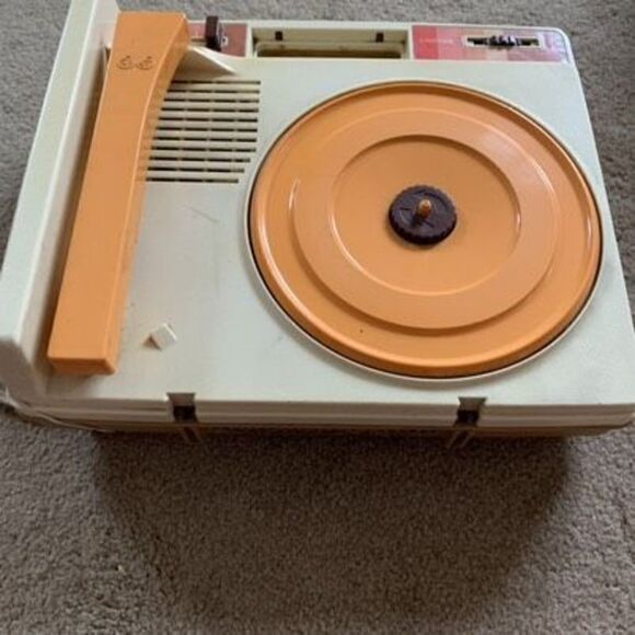 Vintage 1978 Fisher Price Record Player Phonograph-No Lid - Picture 4 of 10